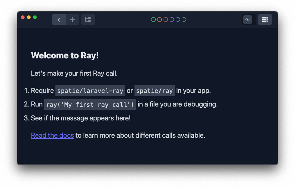 Ray app installed