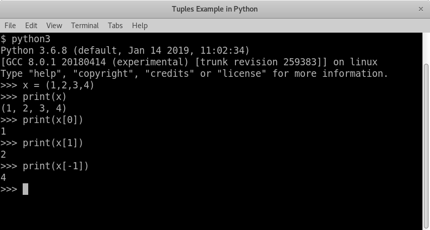 python tuple example