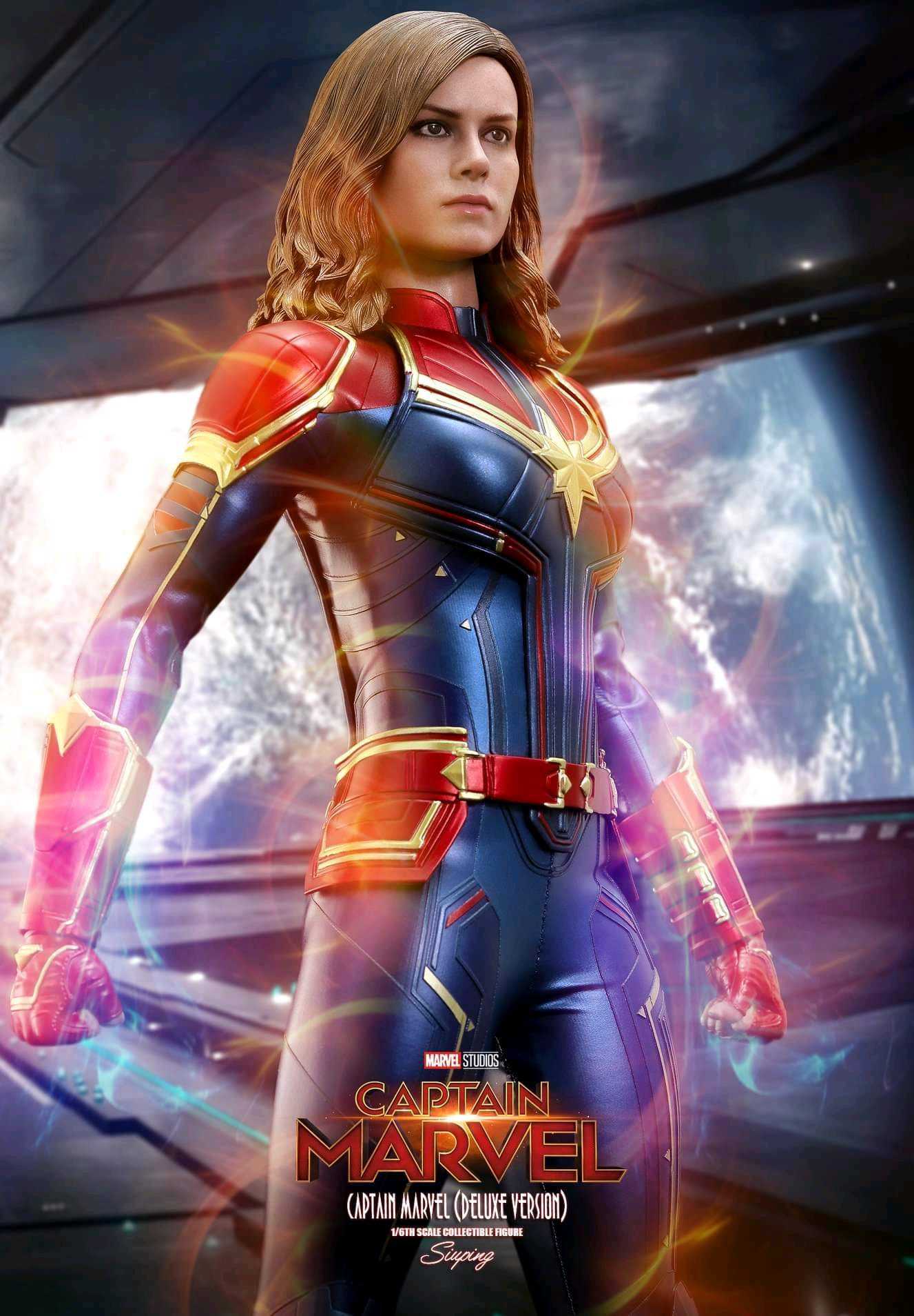 Hot Toys Captain Marvel 1/6 Action Figure Figround