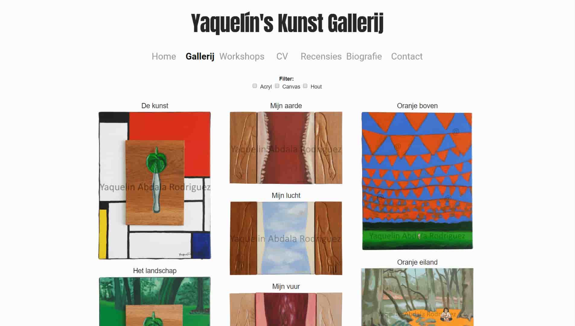 YaquelÃn’s Art Gallery
