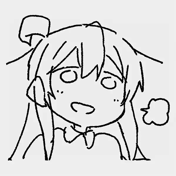 Mahiro is relaxing after a long day of guarding her home