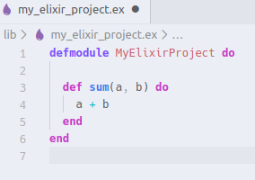 ElixirLS によるコードハイライト機能