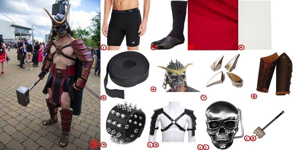 Dress Like Shao Kahn from Mortal Kombat Costume for Cosplay & Halloween