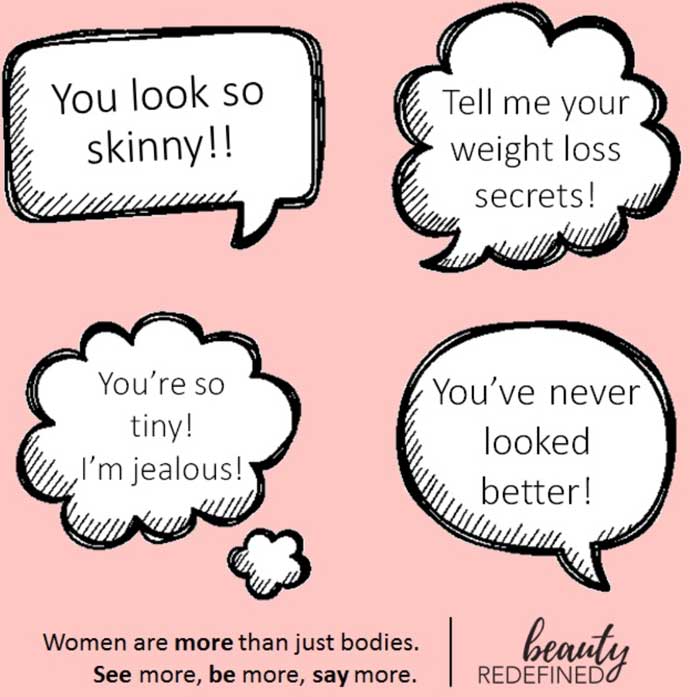 You Look So Skinny Compliment