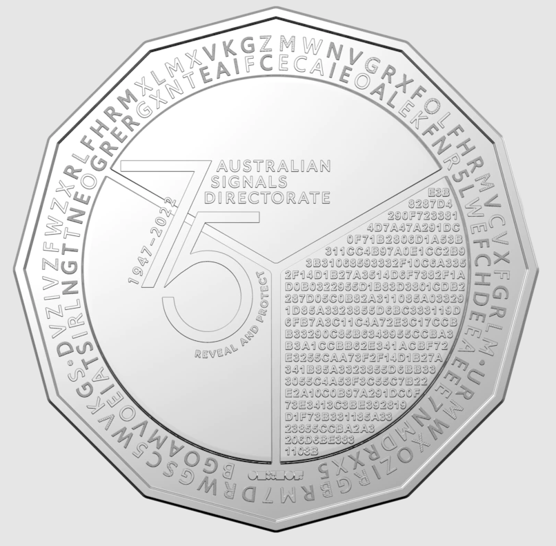 The new asd 50c coin