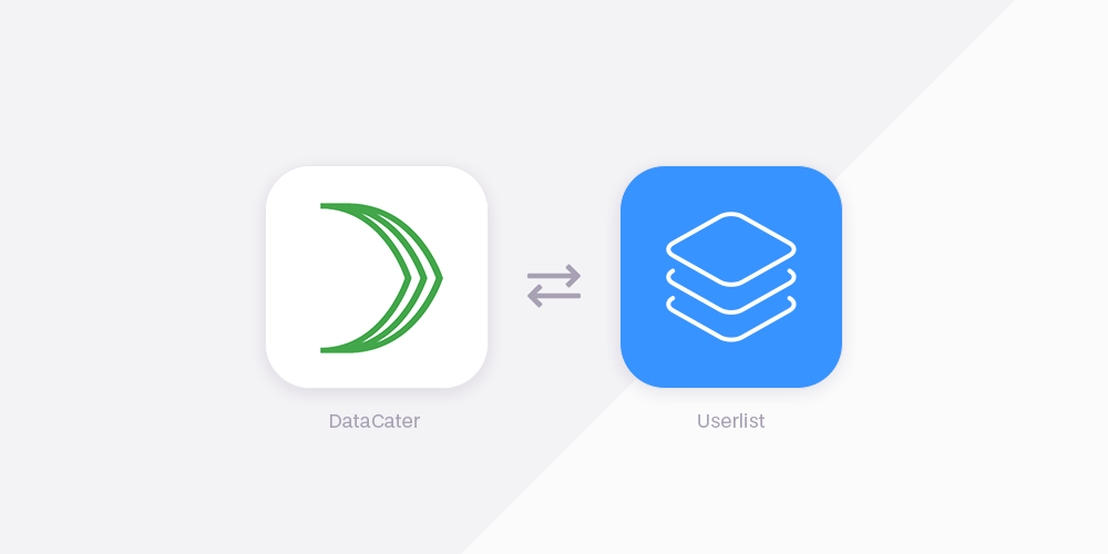 How to connect Userlist with DataCater