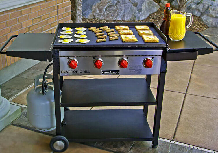 Camp Chef Portable Flat Top Grill 600 in action