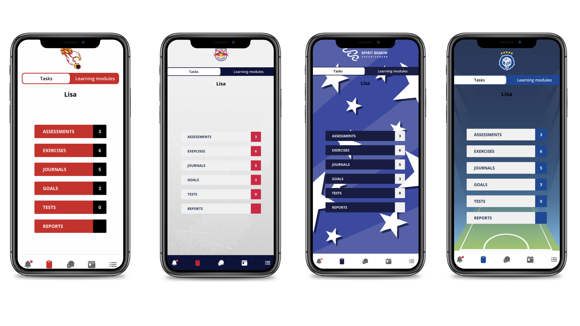 Qridi Sport mobille app for sport clubs with branding