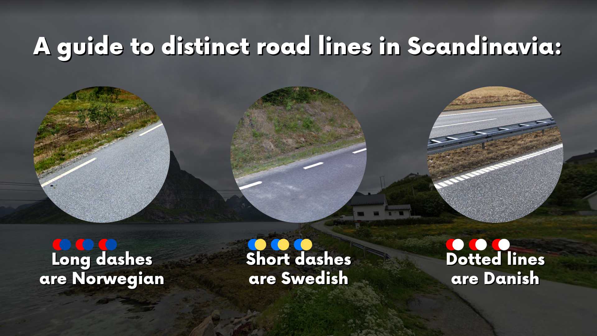 nordic road markings