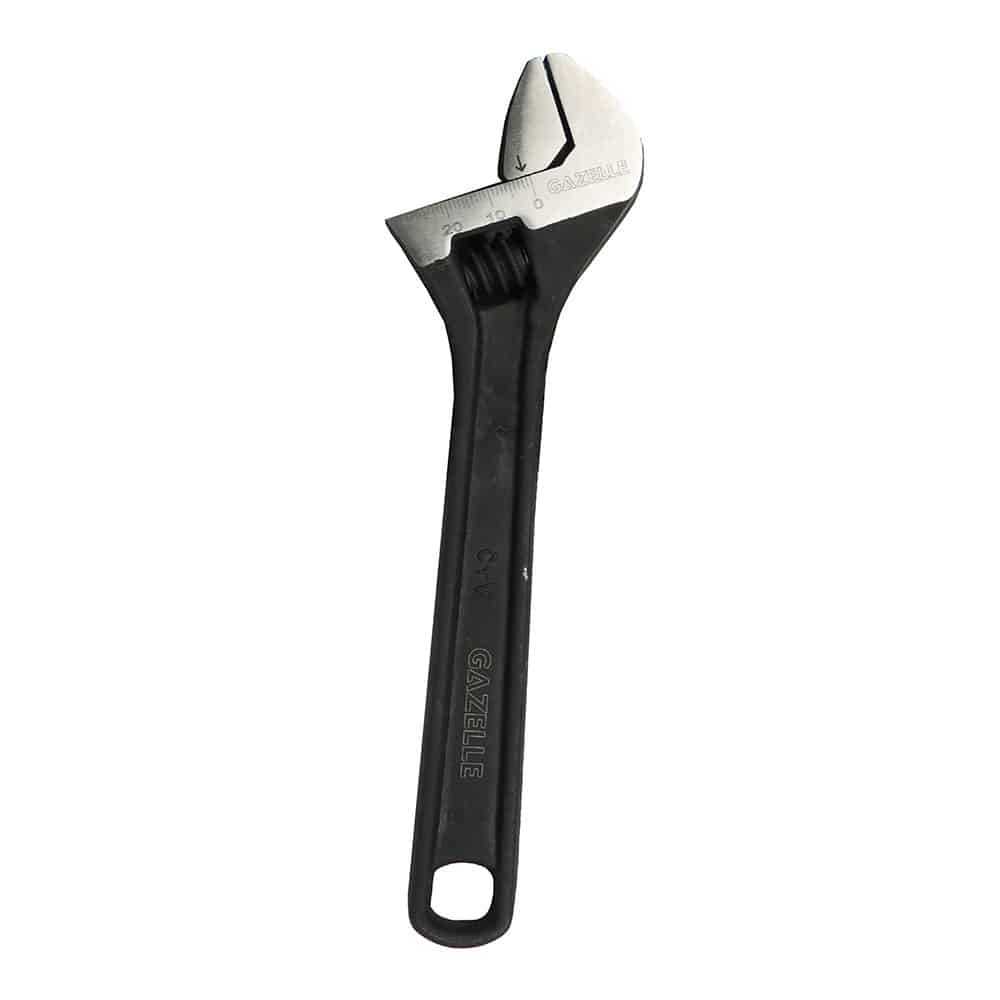 8 In. Adjustable Wrench, Black (200mm)
