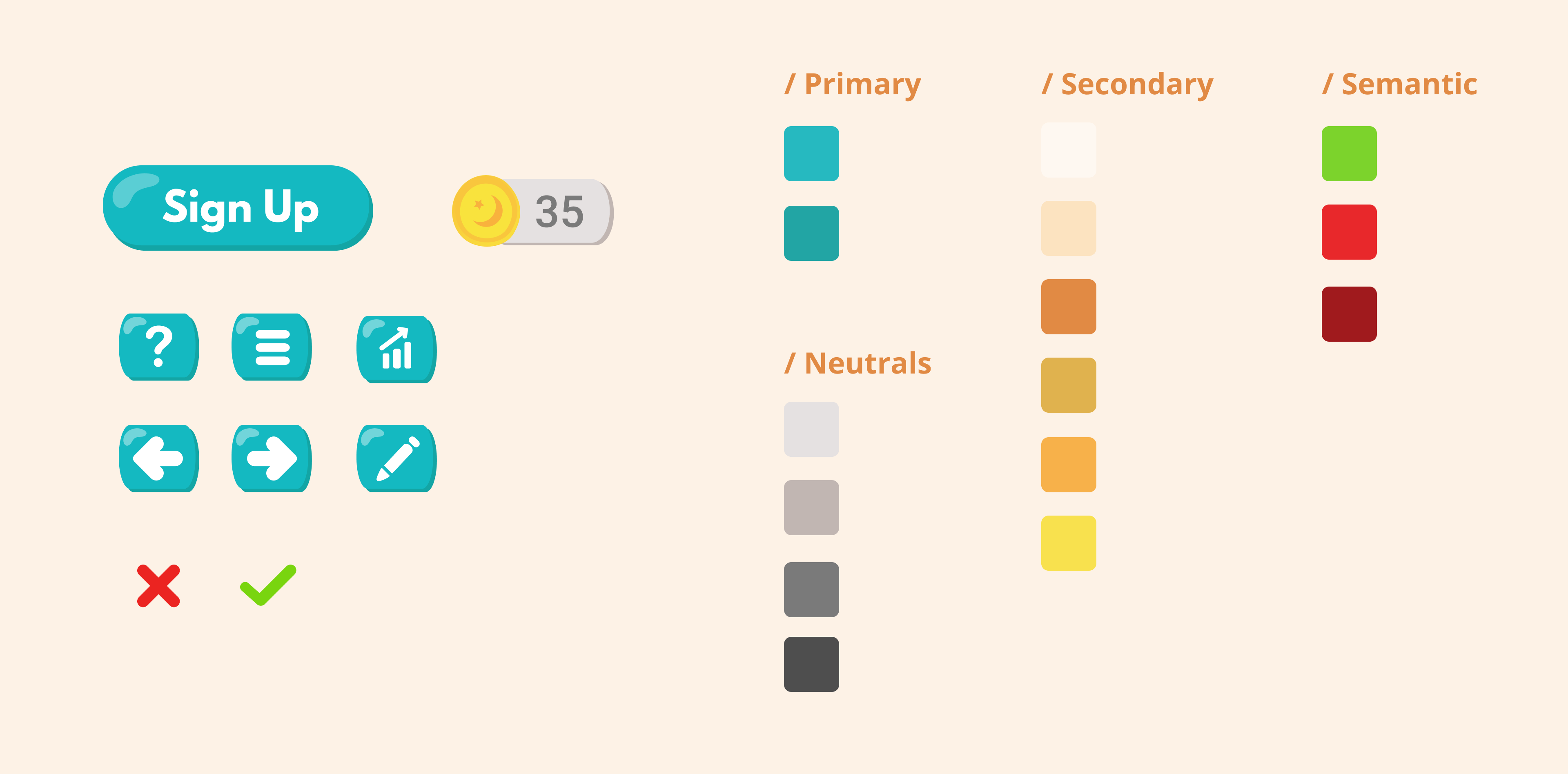 Branding - UI Components and Color Scheme