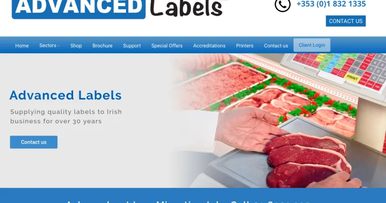 Advanced Labels Header