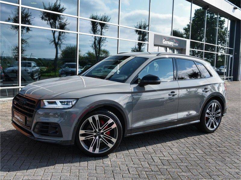 Audi SQ5 3.0TFSI 354pk Quattro Black Optic Lucht HUD Standk B&O Pano Ruitleder Tr.Haak ACC VOL! afbeelding 1