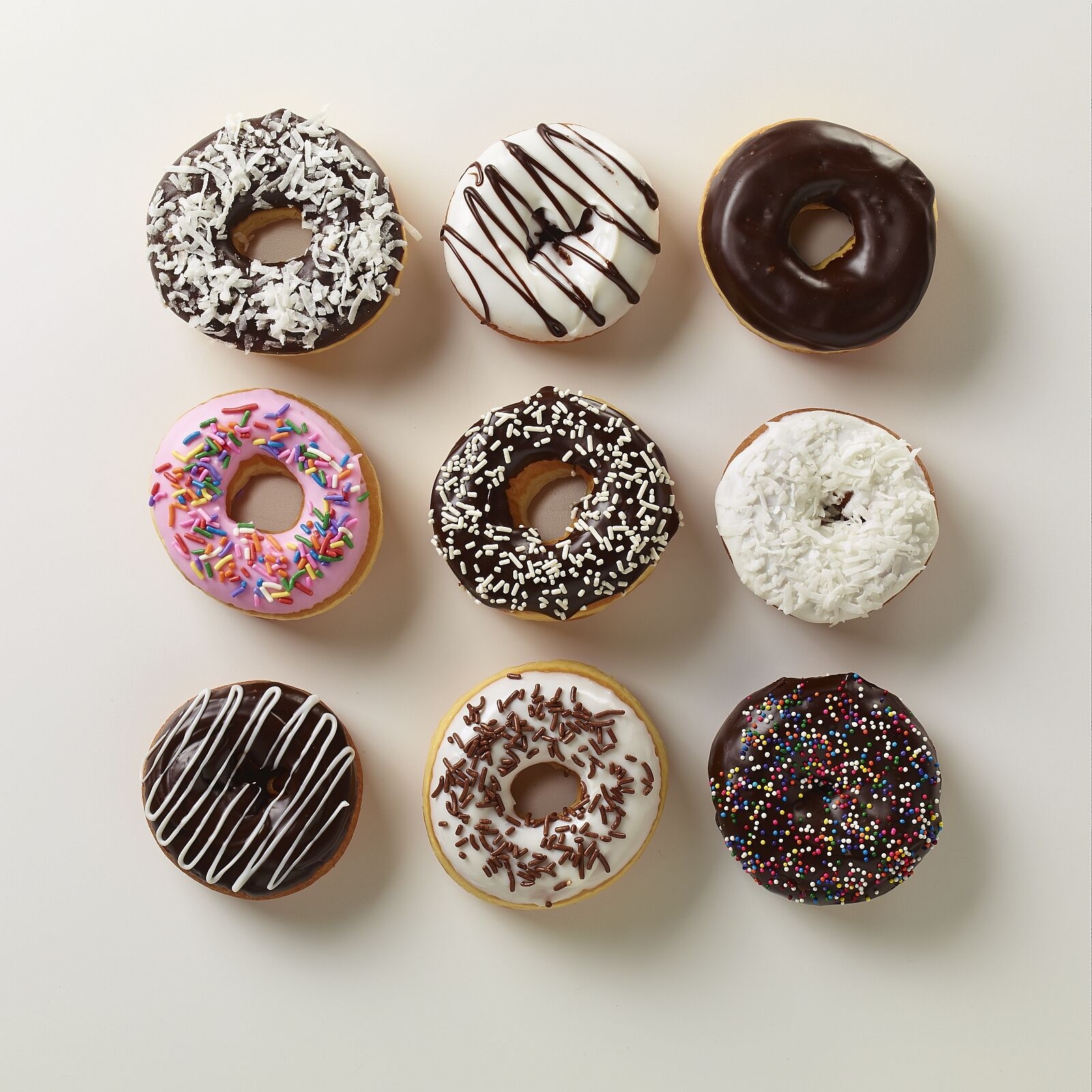 array of donuts