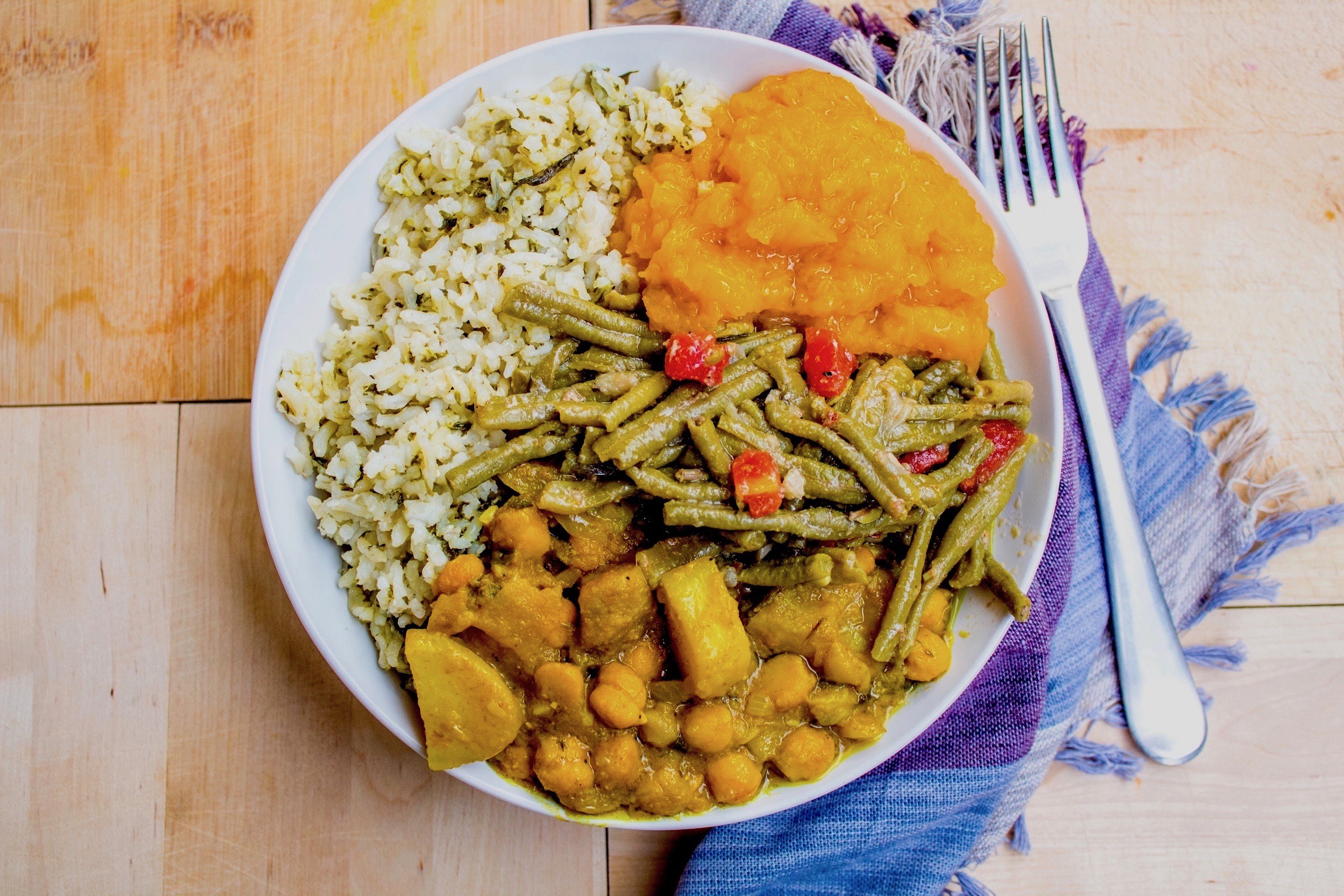 Veggie bowl - Trini style