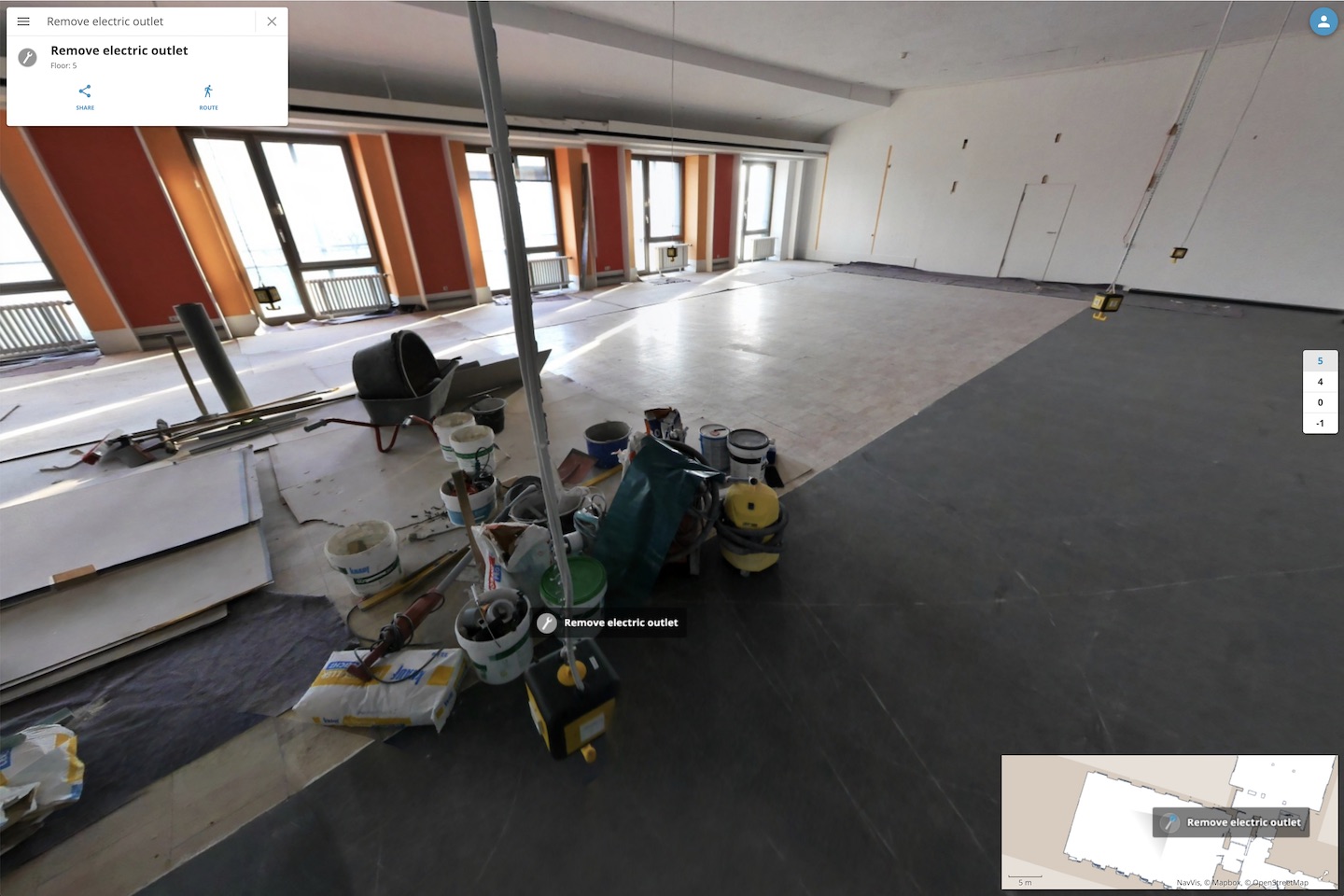 Parcourir le bâtiment