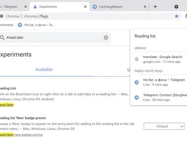 How to enable your Reading List in Google Chrome