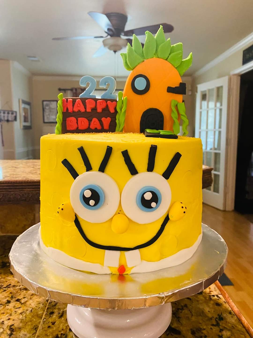 A SpongeBob cake