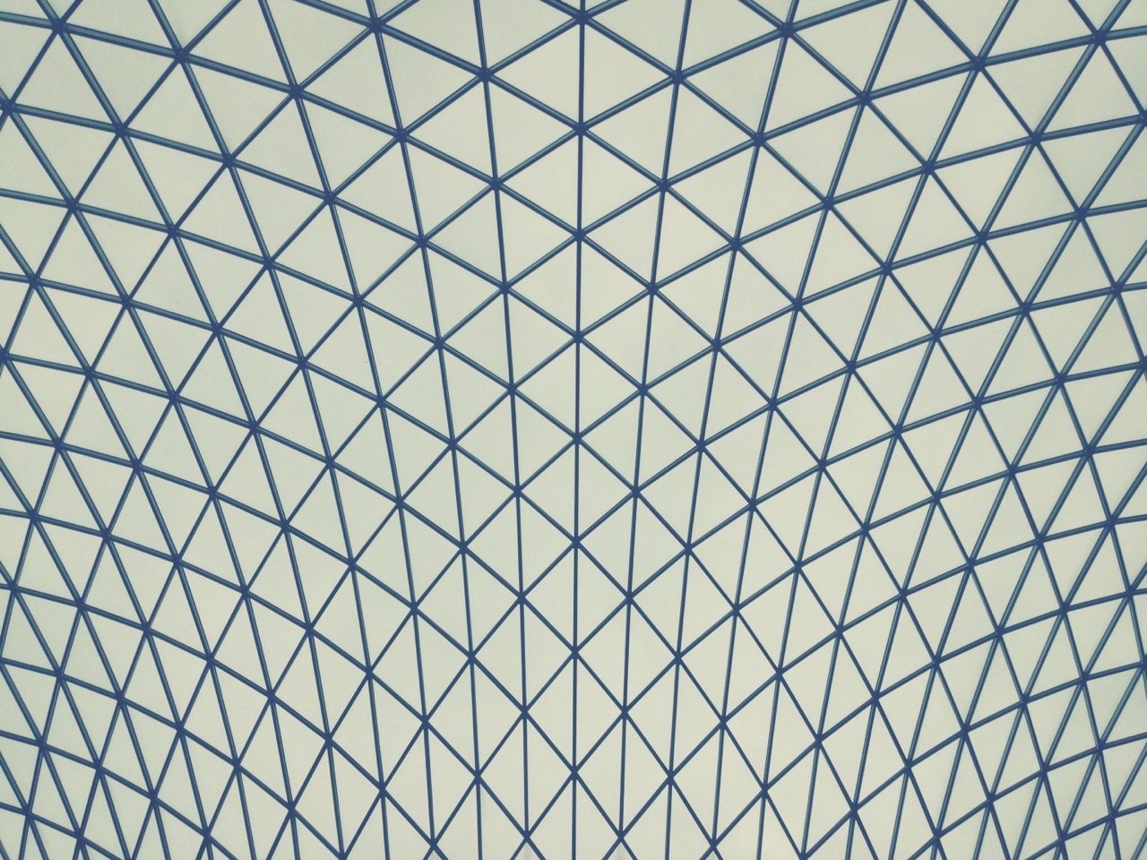 Triangles, British Museum ceiling