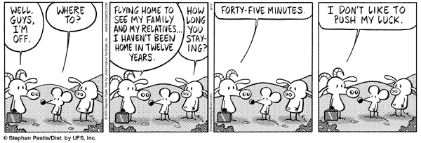 Pearls Before Swine: Goat Visits Family