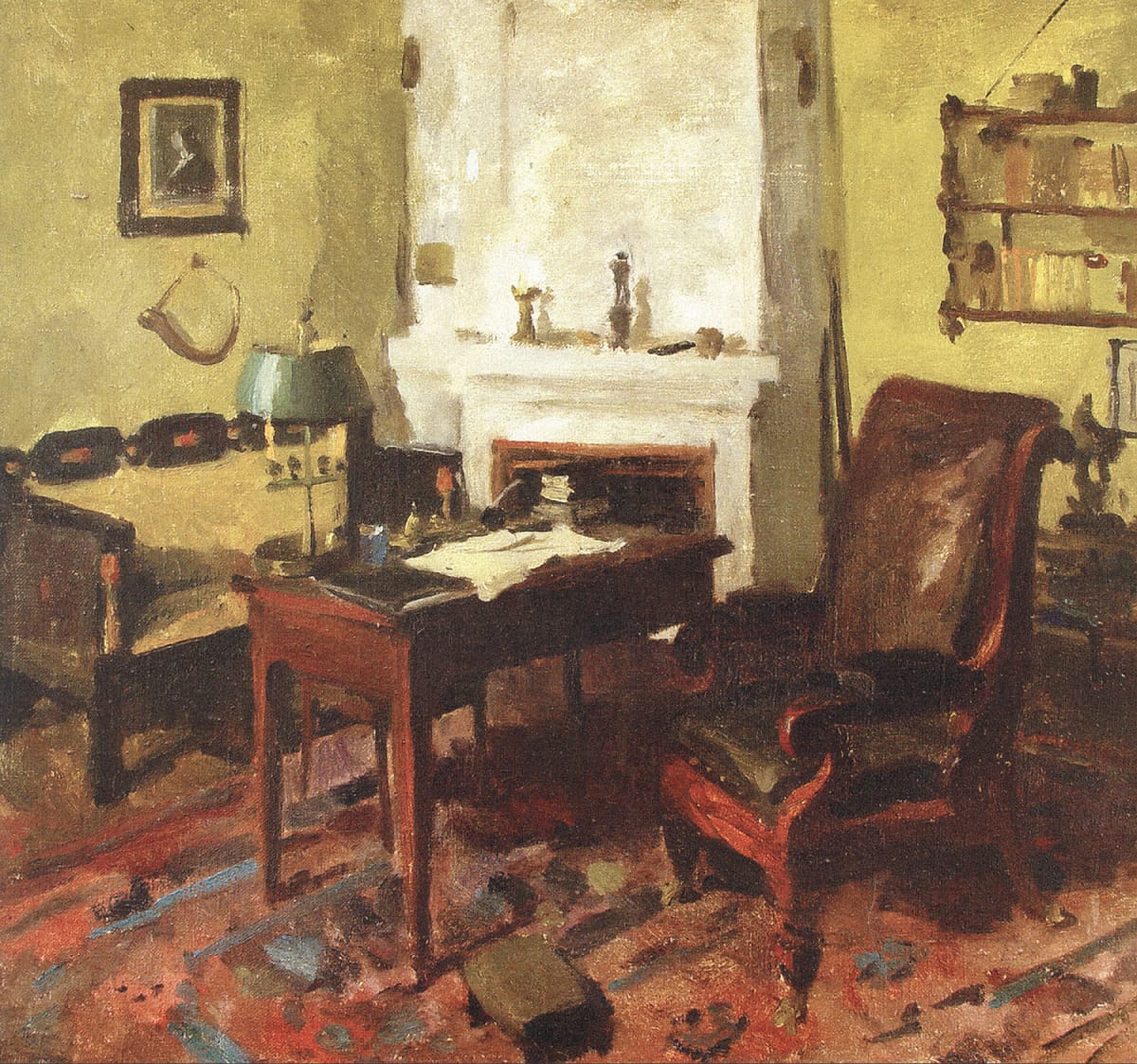 Леонид Гервиц. Кабинет Пушкина в Михайловском. 1972