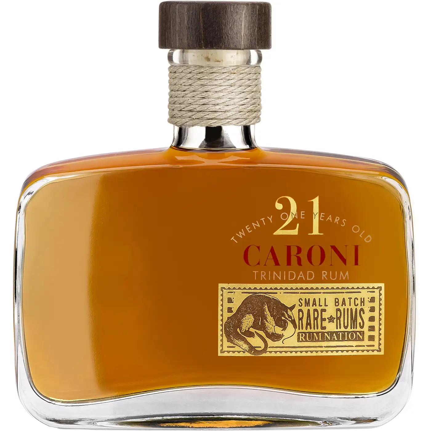 Image of the front of the bottle of the rum Small Batch Rare Rums HTR