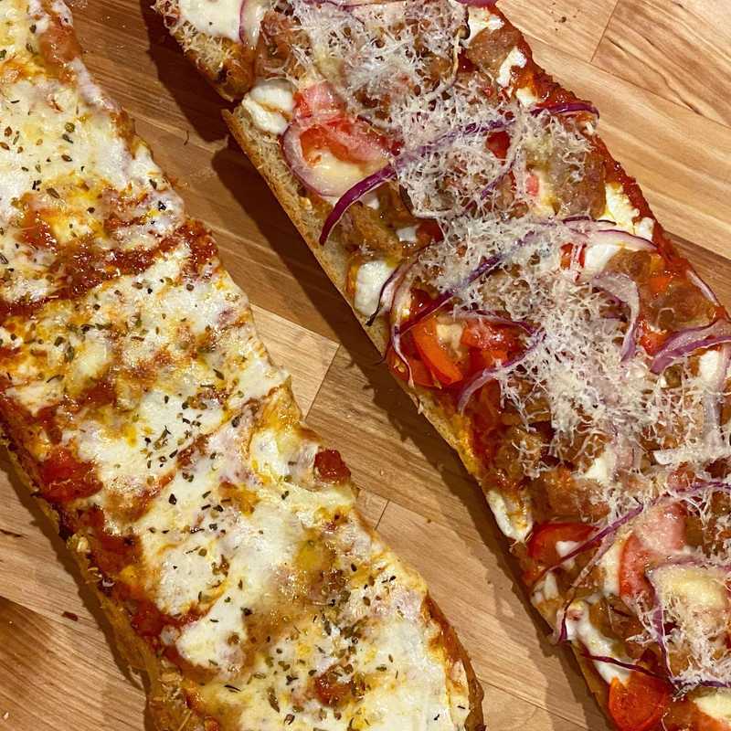 When you have leftover French bread you make French bread pizza (sorry I don’t make the rules). It’s no @stouffers but it’ll do. Used the Kenji recipe with…