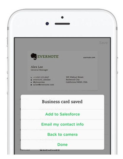 best salesforce business card scanner app