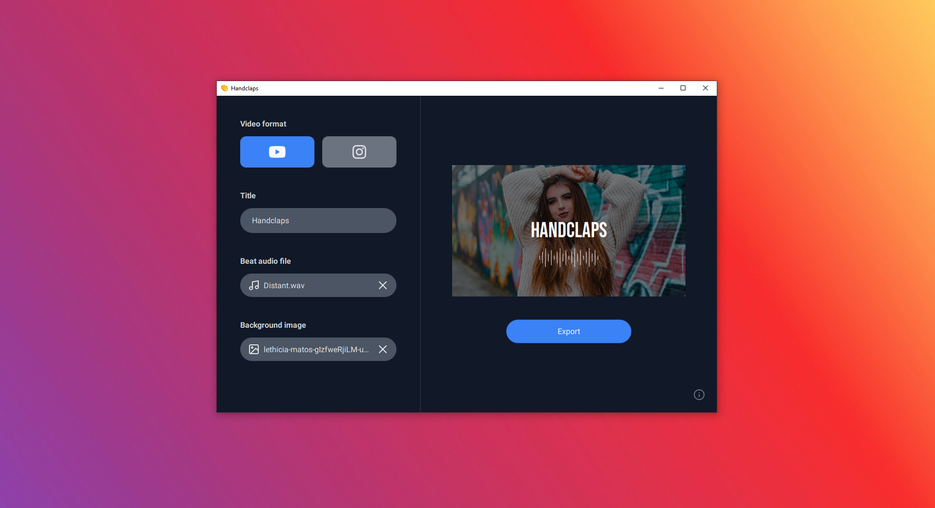 Release of Handclaps 1.0.0