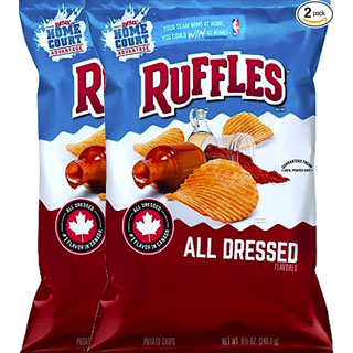 2 Bags of Ruffles All Dressed Chips