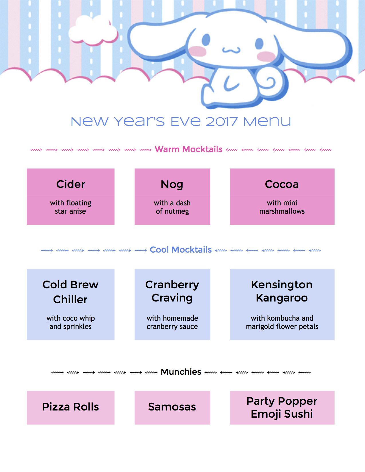 Fun Vegan Menu for New Year's Eve