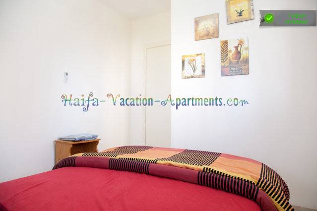 View from the apartment - you can see Haifa ocean