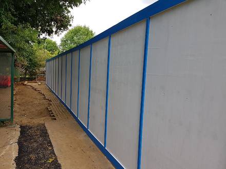 Canterbury School, Timber Hoarding Install 2017.