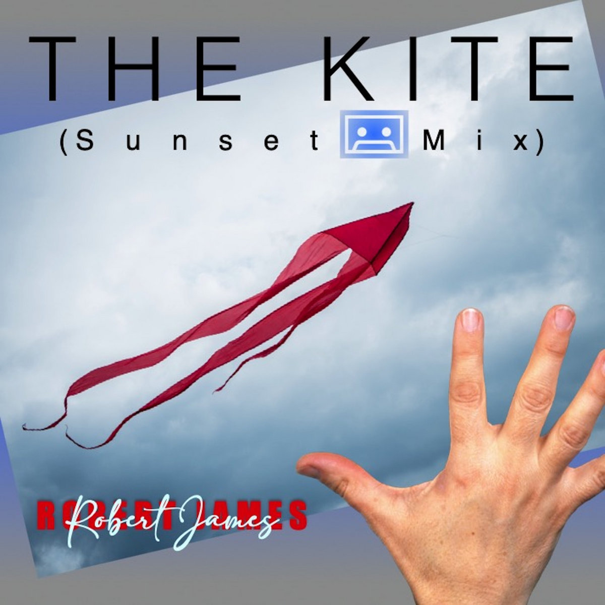 Cover Photo for The Kite, an outstretched hand reacing for a kite in the sky.