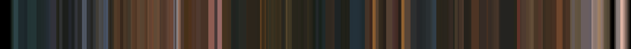 A barcode of colors from the vid Oh Darling