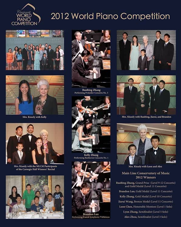 2012 world piano champion collage