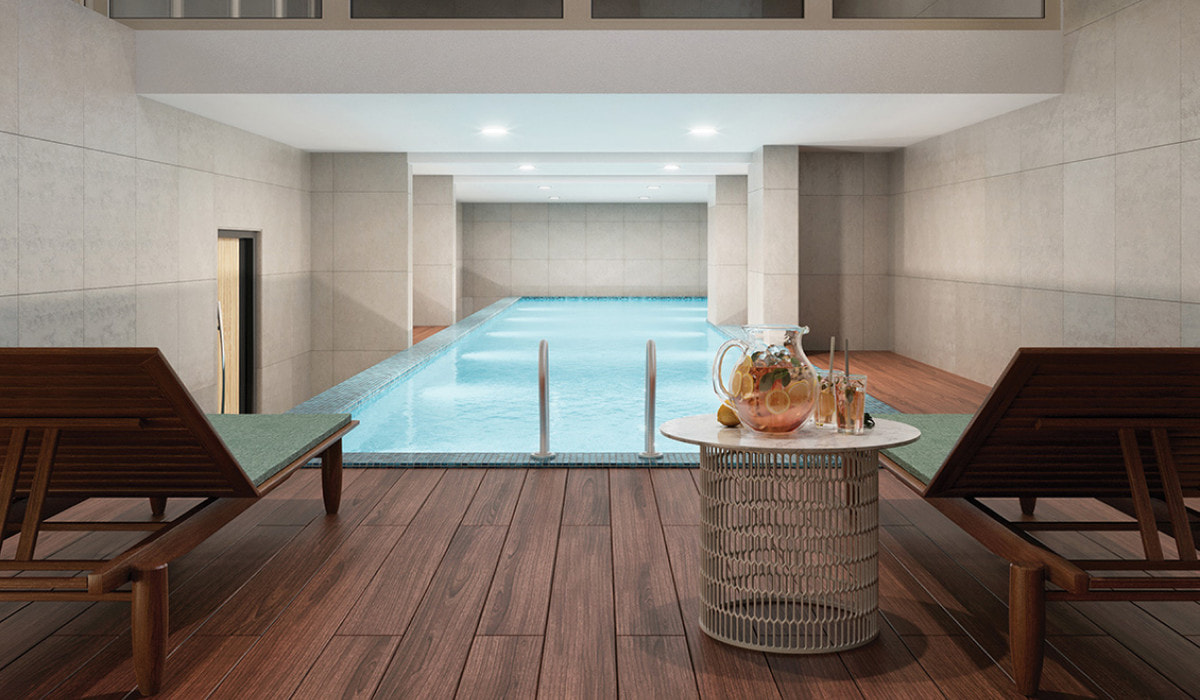 PRIVATE SPA CENTRE WITH AN INDOOR SWIMMING POOL, MODERN GYM, SAUNA AND GAMES ROOM