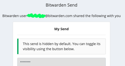 Sender Email Visible