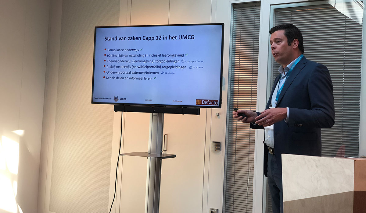 Next Learning 2020 - Gijs Bruntink van UMCG over CAPP LMS/LXP en CAPP Agile