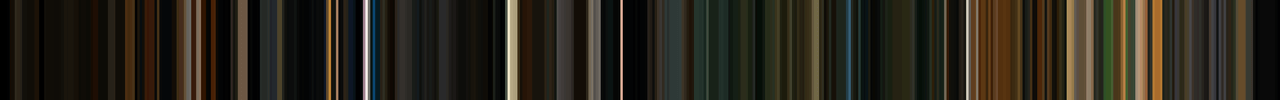 A barcode of colors from the vid More Human Than Human