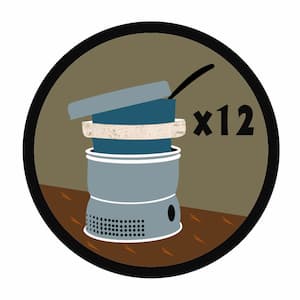 12x Trangia spejdermærke