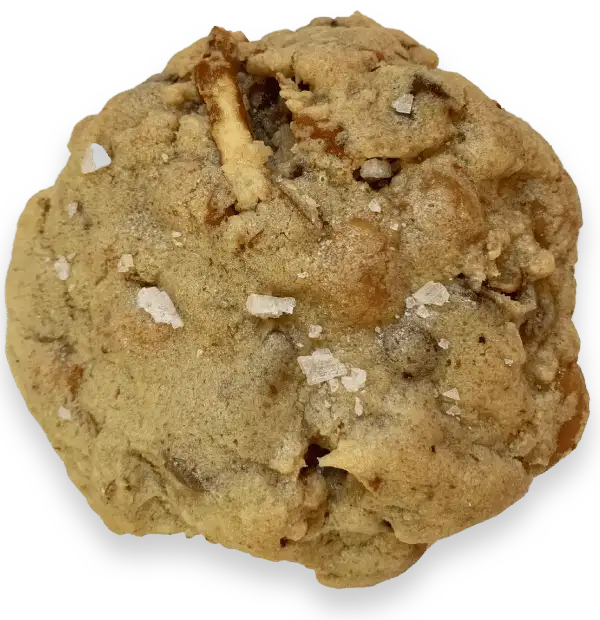 A Salted Caramel Pretzel cookie