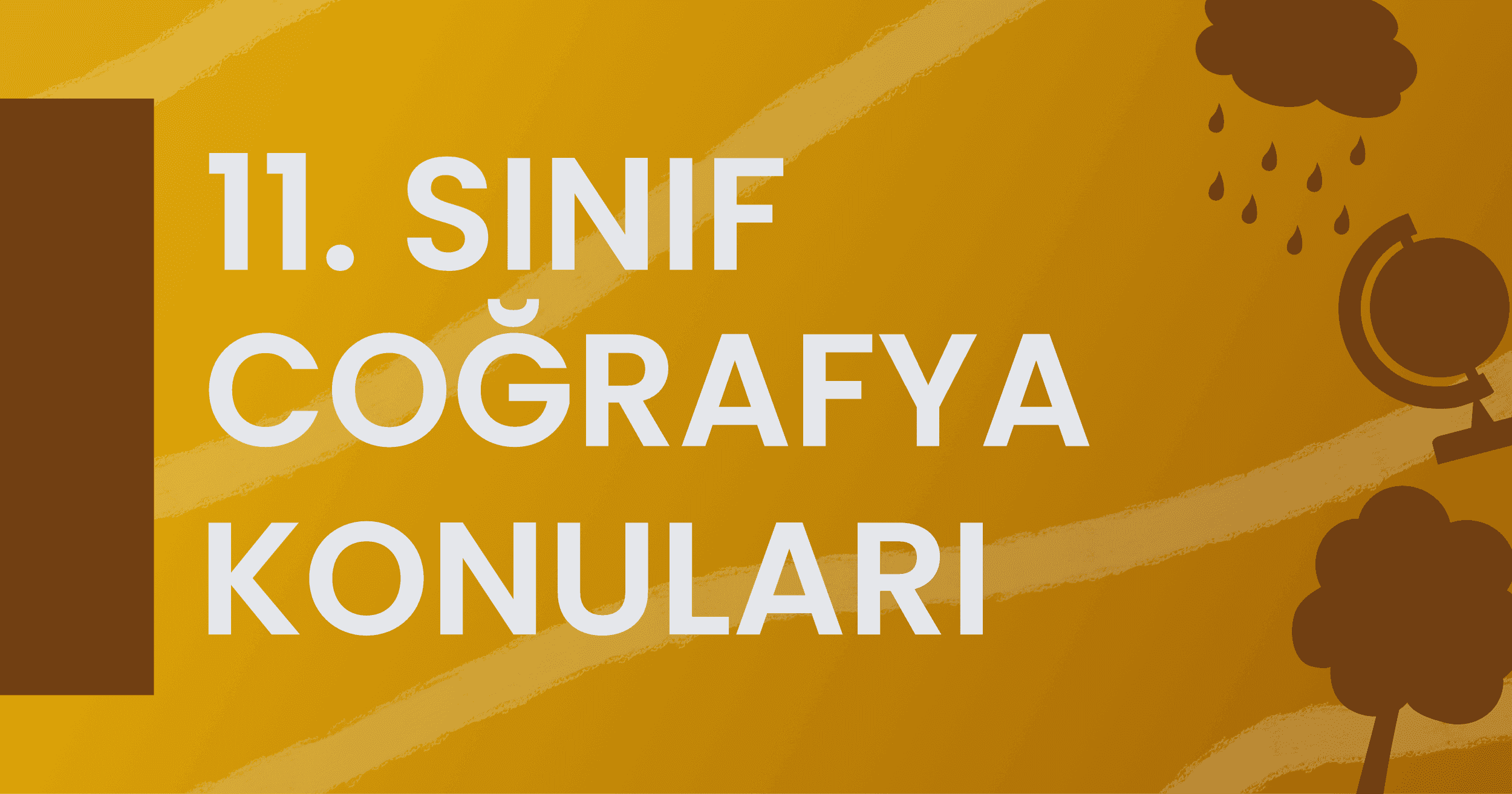 11. Sınıf Coğrafya Konuları