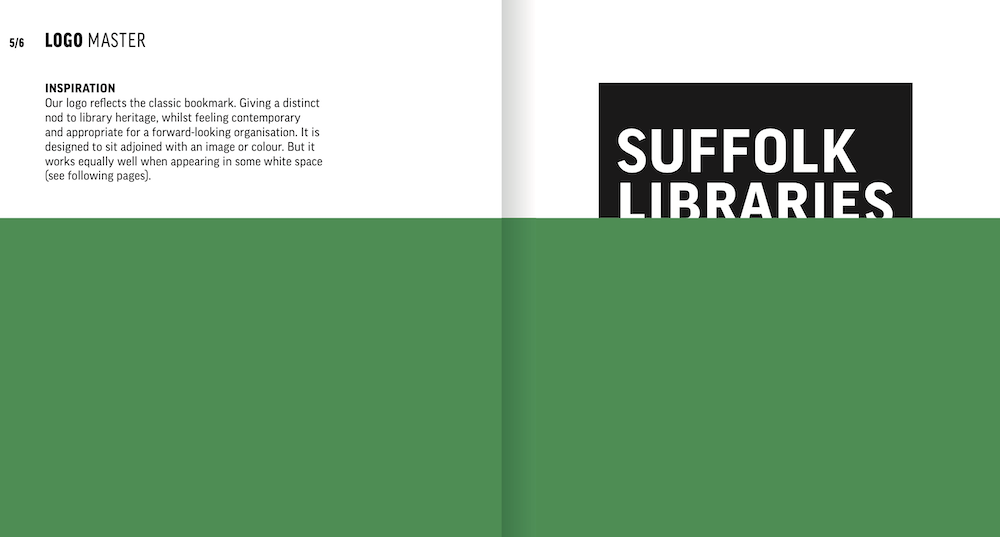 Screenshot of a page from the branding guidelines explaining the logo.