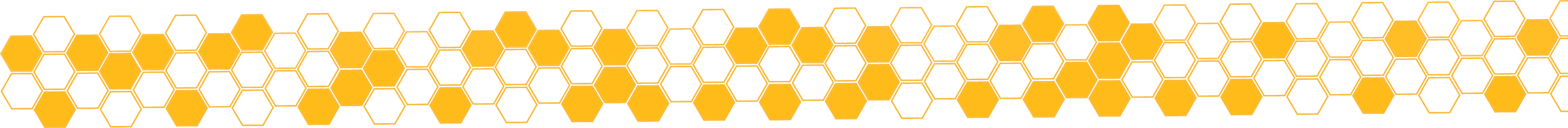 long yellow honeycomb