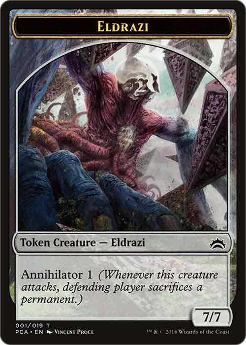 7/7 Colorless Eldrazi Creature Token MTG.onl Tokens