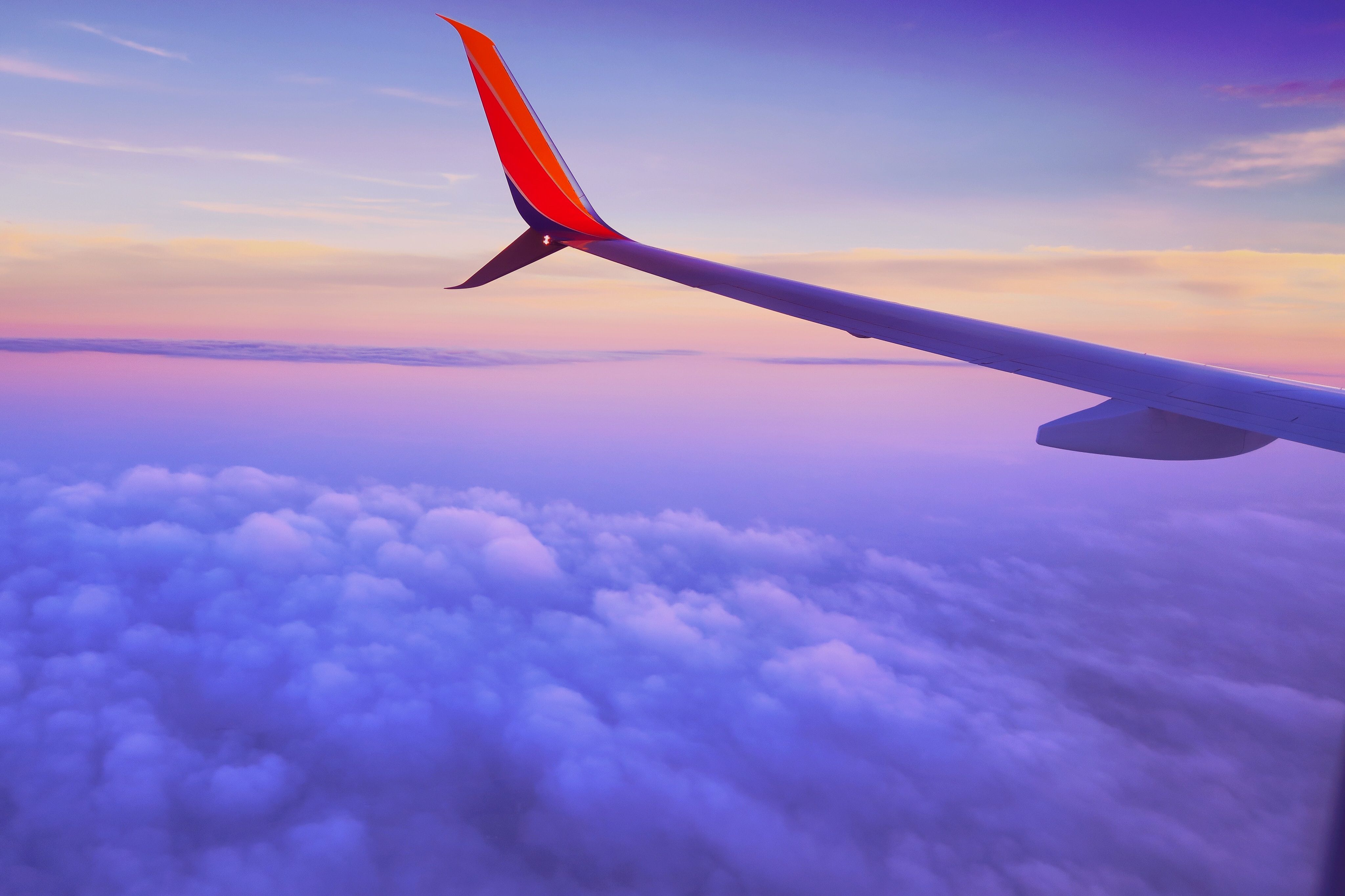 Skyview From Inside Airplane