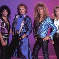Shout, a Hair Metal rock band from United States
