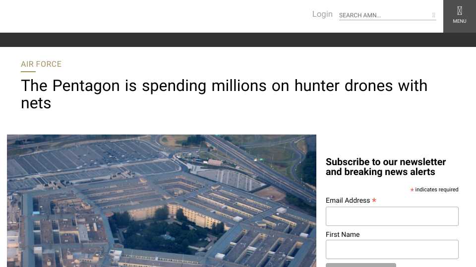 The Pentagon Is Spending Millions on Hunter Drones With Nets