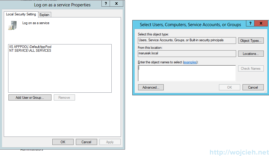 How to create application user in Active Directory - 2